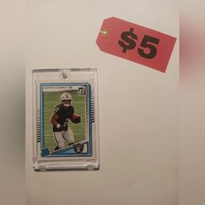 2025 Panini Donruss RC Rated Rookie Ashton Jeanty Las Vegas Raiders